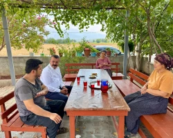 Başkanla Fotoğraflar